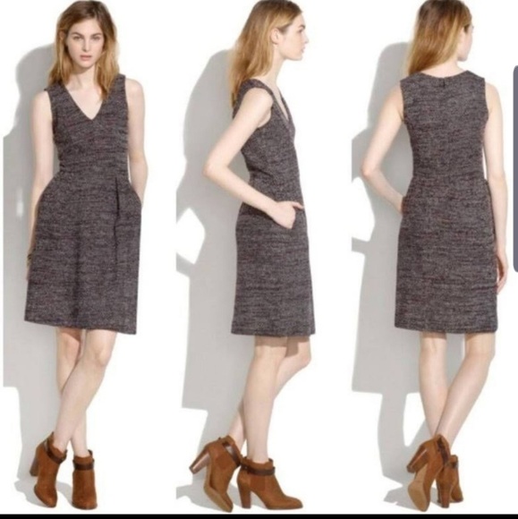 Madewell Dresses & Skirts - Hosts Pick! Madewell Terrace Boucle Dress